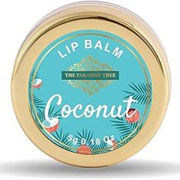 The Paradise Tree's Coconut milk Lip Balm with Organic Bees Wax for Soft Supple lips 5g-image-69