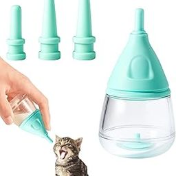 Kitten Feeding Bottle, Cat Milk Bottle Set of 4, Small Nipple for Kittens and Puppies, Travel-Friendly Design for Easy Feeding, Made of Durable Silicone and PC-image-28