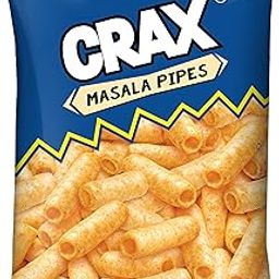 Crax Crunchy Pipes Masala 65g | Indian Masala Magic |Crunchy Snack | Social Gatherings, Fun Snack | Crunchy Gourmet Snacks for Parties, Drinks, Tea & Coffee | 100% Vegetarian-image-69