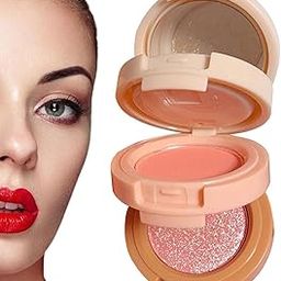 3 in 1 Blusher Highlighter Eyeshadow Palette Kit Highlighter (MULTI COLOR)-image-7