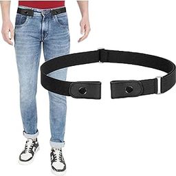 Slim Waist Belt Free Adjustable Women Belt All Match Stretchable Mens Belt, Buckle Free Comfortable Elastic Belt for Women or Men, Invisible Elastic Strap for Jeans (1Pcs)(Multicolor)-picture-31