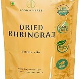 A D Food & Herbs Organic Dried Bhringraj/Eclipta Alba/False Daisy/Kesh Raj Dry Leaves (- 50 Gms)-image-8