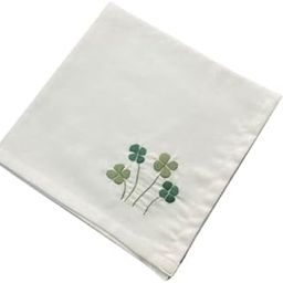 Shree adodhya women hankerchief with little green flowers design embroidery,white colour and cotton handkerchief with embroidery set of 2.-image-78
