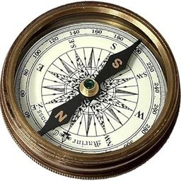 AH Enterprises Vintage Style Brass Maritime Compass, Decorative Navigation Instrument-image-30