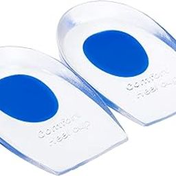 kenal Silicone Gel Heel Cups Protector Insole Cups for Swelling, Pain Relief, Foot Care Support Cushion for Men and Women (multi colour)(1 Pair)-picture-22