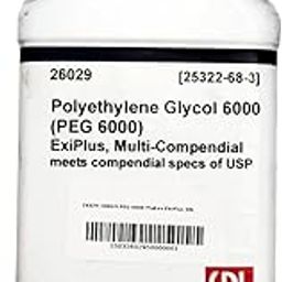 SRL Polyethylene Glycol 6000 Flakes (PEG 6000), 500Gm, CAS : 25322-68-3, Storage: Room Temperature, Shelf Life: 60 Months, for laboraotry and industrial use-77