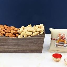 SFU E Com Dry Fruit Hamper For Rakshabandhan Gift | Dry Fruit And Rakhi For Brother | Dry Fruit Basket Hamper | 144-image-60