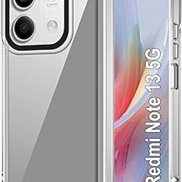 amazon basics Back Case Cover for Mi Redmi Note 13 5G (TPU + PC_Space-Clear)-image-33