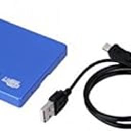 MERISHOPP USB 2.0 Sata 2.5" Hard Disk Drive HDD External Enclosure Case Cable Box Blue|Computers/Tablets & Networking | Drives, Storage & Blank Media | Drive Enclosures & Docks-2