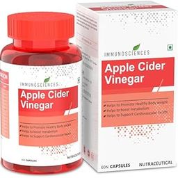 IMMUNOSCIENCES Premium Apple Cider Vinegar Capsules for Women & Men, Ginger Root & Wheat Grass Extracts, Helps Promote Healthy Body Mass, Boost Metabolism & Support Cardiovascular Health - 60 Count-10