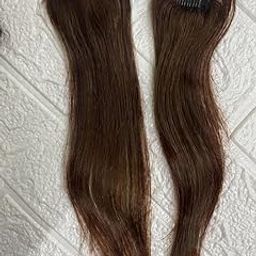 Xtra Hair Invisible Cover Up Hair Patch (Natural Black, 10 Inch 1 Pack) | 100% Indian Human Hair Extensions for Women & Girls | Natural-Looking Volumizer | Undetectable, Durable & Non-Damaging Clip Mechanism (Light Brown, 16 Inch)-32
