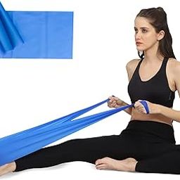 HealthHike Yoga Band | Theraband for Physiotherapy, Stretching, Yoga & Resistance Workout | Latex-Free, Anti-Allergic & Tear-Resistant thera Band for Exercise, Size 60 X 5 inch-20