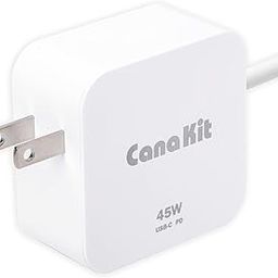 CanaKit 45W USB-C Power Supply with PD for Raspberry Pi 5 (27W @ 5A)-image-1
