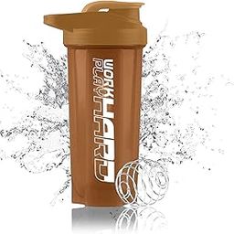 COOL INDIANS WORKHARD Shaker Bottle For Men Gym Protein Shaker |100% Leak proof | Protein Mixes and Supplements shakers With BPA Free (Brown)-image-38