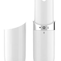 VIFERA Facial Hair Remover Machine For Women - Face, Chin, Cheek, Eyebrow, Upper Lip & Peach Fuzz Hair Remover Trimmer for Women, Compact & Portable Epilator For Smooth Skin(White)-30
