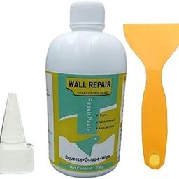 Wall Repair Paste - Paint Putty Crack Filler for Walls and Joints - Mending Agent, Waterproof Hole Filler (250gm, White)-image-99