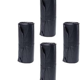MJEXIM Garbage Bag Roll17x19-4 Roll Black Color-image-38