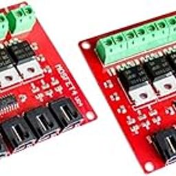 CALANDIS 2Pcs Switch Module Board Mosfet 4 Route Button for DIY Four Channel-image-85