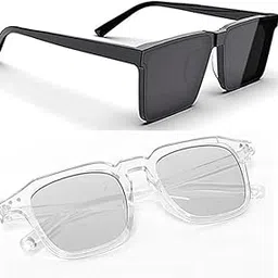 elligator UV Protected Wayfarer Sunglasses for Men & Women | Full-Rim Cover Eyewear for Driving, Cycling, Sports | Lightweight Flexible Optical Frame for All-Day Comfort & Selfies Article Numb_205-07-picture-6