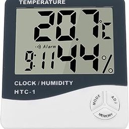 Set of 2 10%~99% RH Waterproof Digital Temperature Monitor, -10℃~+50℃ Digital Hygrometer, for Office Home-0