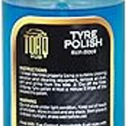 Torq Hub Tyre Polish (Rich Black) 200 ml Spray Bottle | Deep dark glossy finish | touchless clean-image-71