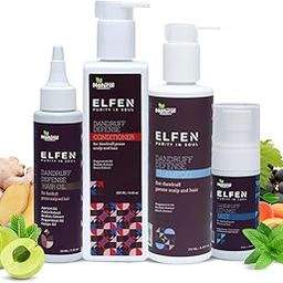 Elfen Complete Dandruff Control Essentials Pack with mist oil, shampoo and conditioner | Promotes Hair Growth | Healthy, Strong Hair-image-5