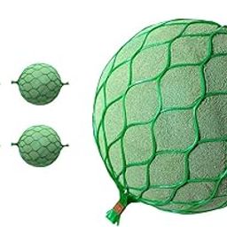 Floral Foam Ball/Spheres for Fresh & Artificial Flower Decoration, Wedding, Party, Events, Pooja, Birthday, Anniversary, Valentine Gree Netted Spheres (4 Nos) Dia 120mm-image-7
