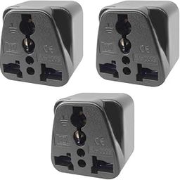 MX 13 A Universal Conversion Plug 3 Pin for UK, Hong Kong and Singapore Pack of 3-picture-1