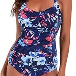 Women's High Waisted Bikini Bottoms Swimming Suits Tummy Control Bathing Suits-image-12
