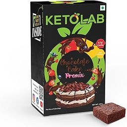 Ketolab Keto Chocolate Pre-Mix, 250 Gms, 1 Pack, 2.8g Net Carb & 6g High Protein/Slice, Identical to, Ultra Low Carb, Pre-Biotic High Fibre, Low Glycemic Index(GI), For Keto Diet and Weight Loss-image-46