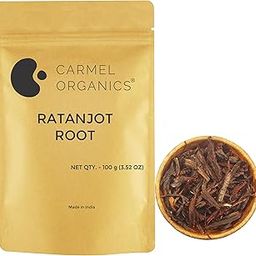 CARMEL ORGANICS Ratanjot Roots 100 Grams | Alkanet Root - Alkanna Tinctoria For Cooking, Hair Fall, Hair Growth, Skin | Natural | Non GMO| No Added Preservatives and Additives-image-82