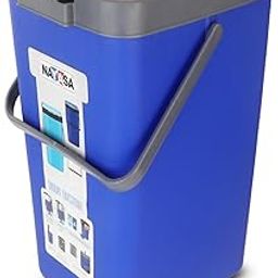 Nayasa Door Dustbin Big- 18 Ltr Plastic Press Top Waste Bin/Trash Can | Garbage Dustbin For Home, Kitchen, Bathroom, Office | Multipurpose Waste Bin | Blue-image-50