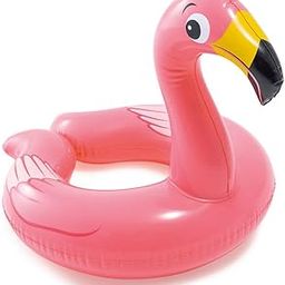 SHREE HANS CREATION Playful Animal Shape Swim Pool Water Float Ring Tube Boat for Kids Inflatable Flamingo Penguine Duck Shaped Swimming Pool Tub Swim Safety Ring for Baby (Flamingo)-picture-23