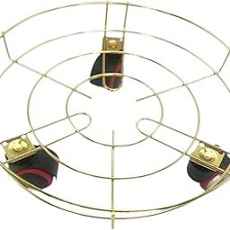 THE STYLE SUTRA Rolling Plant Stand Planter Trolley Movable Pot Caddy with Detachable Wheels Golden-picture-29