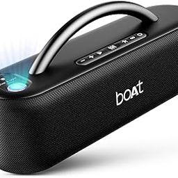 boAt Stone Lumos 60W Bluetooth Speaker w/ 7 LED Projection Modes, Hearables App Support, Dual EQs, Up to 9hrs of Playtime, TWS Feature, Built-in Mic, BT v5.3(Midnight Black)-19