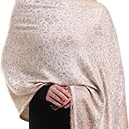 Pashmina Stole, Jamawar weave in beautiful paisley & floral, very soft MODAL fabric, all season Stole, Scarf, Wrap.-image-75