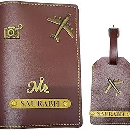 Brown Personalized Passport Cover with Bag TAG Leather Holder, Card for Traveler Organizer Gift for Men and Women, Passport Holder.-image-51
