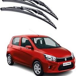 Wheelyfine® Car windshield wiper suitable for celerio, (pack of 2) Dr side-21 inch, Pa side-14 inch-12