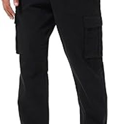 Men's Solid Oversized Fit Cotton Blend Cargo Trousers| Oversized Fit Cargo Pants | Street-Style Comfort | Utility Pockets | Everyday Wear-image-18