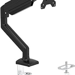 Premium Spring Adjustable Monitor Arm Stand - VESA Mount - Weight Capacity 2-9 kgs - for Most 13-32" Screens - Clamp or Grommet Mount - 360 Degree Rotation - G3 Series-14