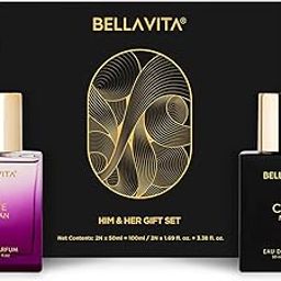 BELLAVITA CEO Man & Date Woman Gift Set | Long Lasting EDP 2x50ml Perfume for Men and Women | with Lemon, Lavender | Floral, Fruity, Woody Long Lasting EDP Fragrance Scent-image-55