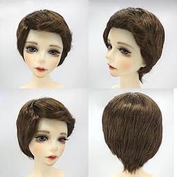 Fashion My Day 2xDoll Straight Short Hair Wig for 1/3 BJD Doll DIY Accessory Brown | Modern | Clothes & Accessories | Dolls-image-20
