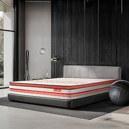 duroflex Propel Plus 3 Zoned NRG Layer Medium Firm Queen Size 8 Inch Pocket Spring Euro Top Mattress with Zero Motion Transfer (78x60x6 + 2 Inch)-image-55