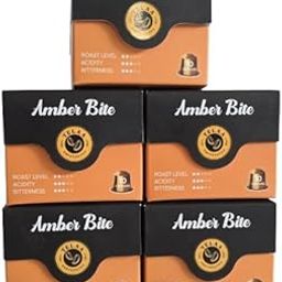Telaa Coffee Amber Bite – Intensity 7 | Single Origin 100% Arabica | Espresso Pods Compatible with OriginalLine machines | Box of 10 Capsules [Burry, Citrus & Vanilla] (Pack of 5, Burry, Citrus & Vanilla)-picture-25