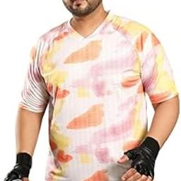 Instafab Plus Men's Basic Activewear T-Shirts for Casual Wear | Short Sleeves | Anti-Odor | Dri-Fit | Jersey T-Shirt Crafted with Comfort Fit & High-Performance-image-25