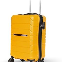 Rhombus 55 Cms Cabin Luggage Yellow - Lightweight Polycarbonate Hardshell Carry-On Suitcase, 8-360° Rotating Spinner Wheels, Fixed Combination Lock, Push Button Handle, Travel Bag-image-68