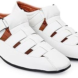 Men's 5.08 CM Heel Height Increasing Casual Formal Slipon Sandals-image-44