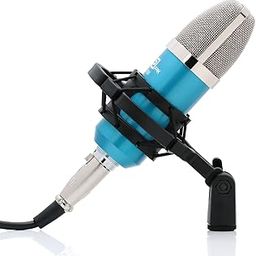 Powerpak BM-700 Blue Professional Large Diaphragm Studio Recording Microphone (Requires Phantom Power or Sound Card)-image-33