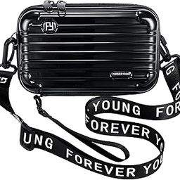 Crossbody Sling Bag | Adjustable Shoulder Strap | Stylish Clutch For Women Girls (Black)-picture-16