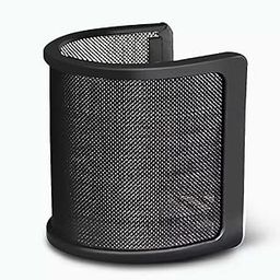 N-ABLE Pop Filter for Studio Condenser Microphone | Mic Adjustable | Plastic | Without Cotton | Black-10